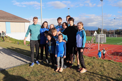 Groupe athlétisme au cross de Savigny